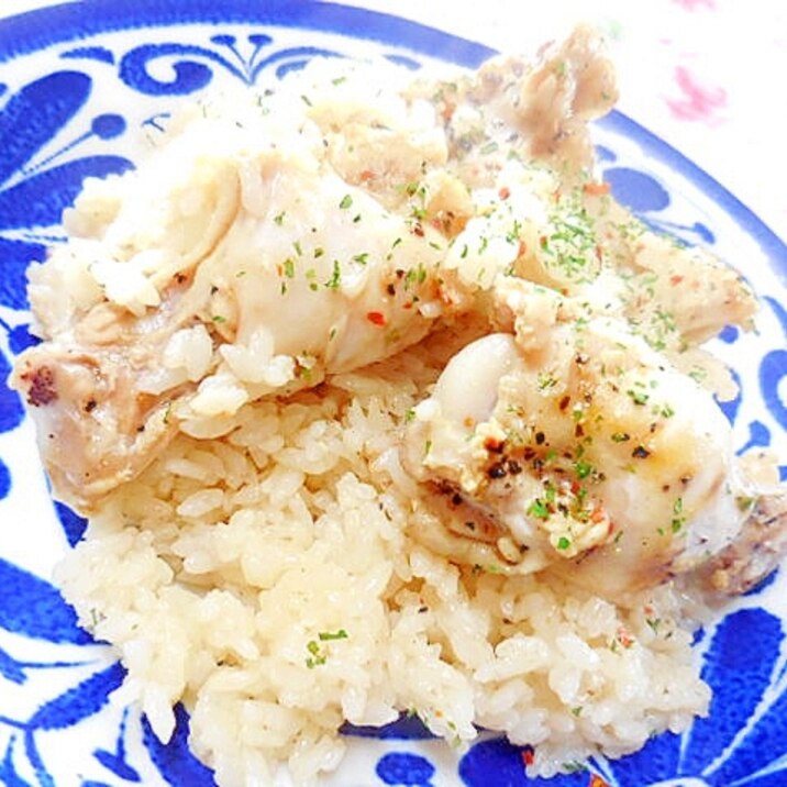 炊飯器de❤カレーと鶏ガラスープのピラフ❤